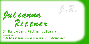 julianna rittner business card